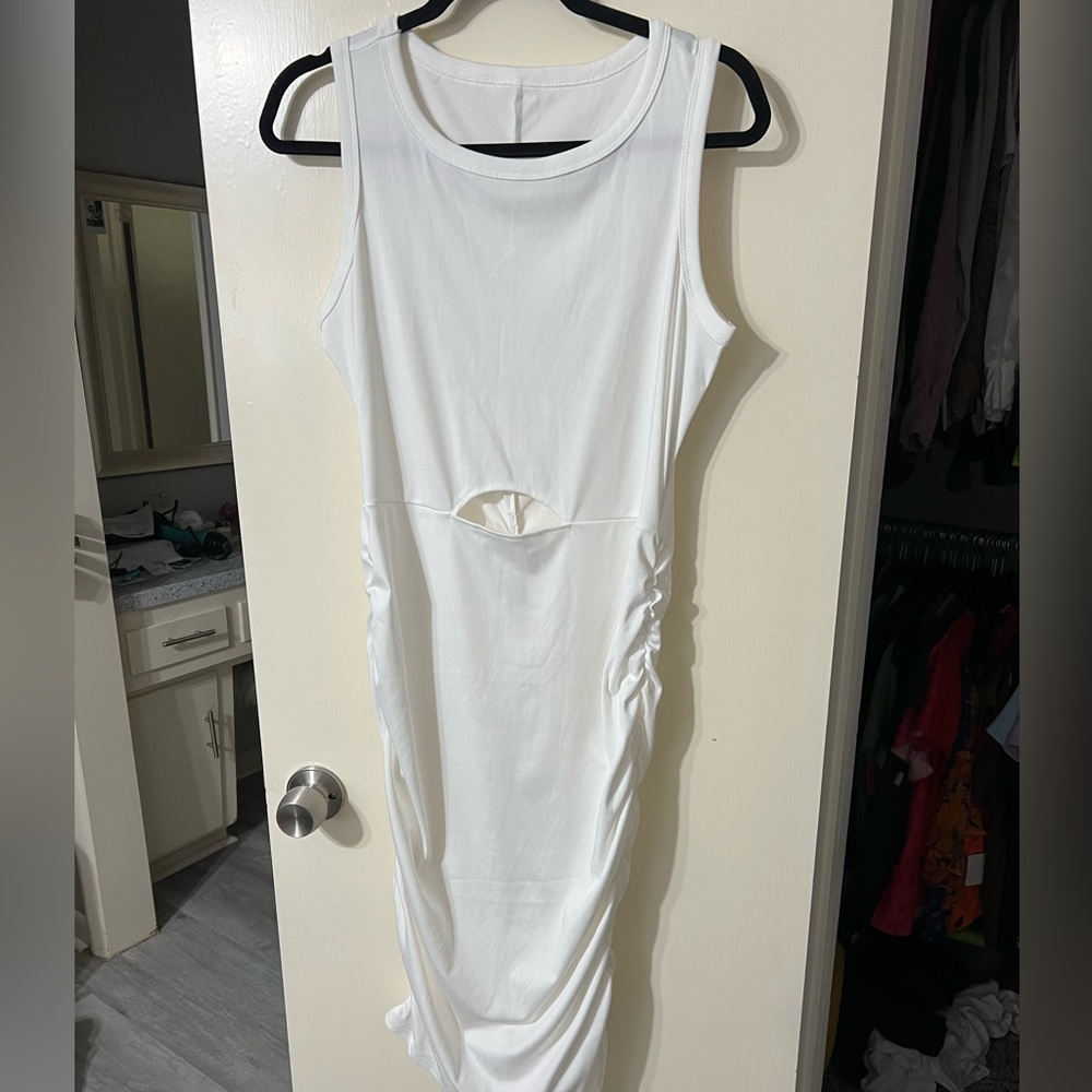 White Stretchy Dress